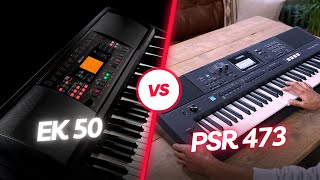 Korg EK 50 VS Yamaha PSR e473 [upl. by Elburr]