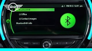 MINI USA  MINI Connected With Touchscreen  Bluetooth [upl. by Akihc70]