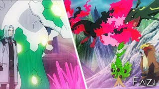 Shiny Zygarde VS Shiny Rayquaza Moltres And Entei  Pokemon Horizons Episode 75  Overkill AMV [upl. by Rochkind]