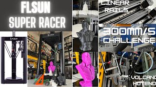 FLSUN SR Super Racer Delta 3D printer review 300mms Highspeed 3D printing challenge Pros amp Cons [upl. by Nyrahs]