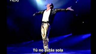 Michael Jackson  You are not alone Live HD Subtitulado español HQ [upl. by Eillor]