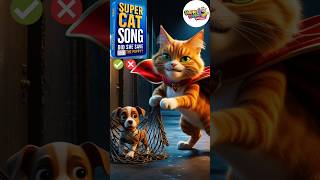 😺 PART 3  Super Cat Saves A Puppy  Kitty Cat Song  Nursery Rhymes amp Kids Songs l shortsfeed [upl. by Rotce814]