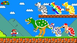 What If Mario had Custom Bowsers in Super Mario Bros [upl. by Sharleen138]