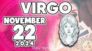 𝐕𝐢𝐫𝐠𝐨 ♍ 😲MAJOR SURPRISE ON THE HORIZON FOR YOU❗️💖 Horoscope for today NOVEMBER 22 2024 🔮 horoscope [upl. by Damaris193]