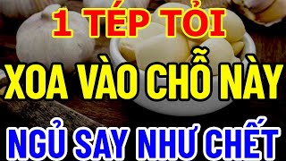 BÁC SĨ MÁCH MỖI NGÀY ĂN 1 TÉP TỎI NGỦ SAY NHƯ CHẾT SẠCH MỠ MÁU GAN THẬN KHỎE MẠNH [upl. by Natica455]