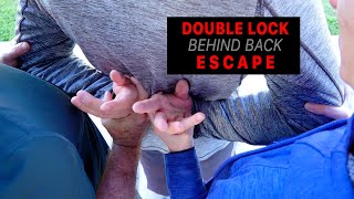 Double Arm Lock Behind Back Escape Core JKD [upl. by Kado443]