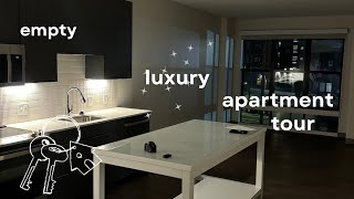 realistic EMPTY APARTMENT TOUR moving into my first luxury apartment PART 1 [upl. by Salem]