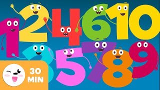 Numbers from 1 to 10  Number Songs  Learning to Count the numbers [upl. by Bury744]