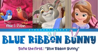 Blue Ribbon Bunny  Color Coded Lyrics  Sofia the First quotBlue Ribbon Bunnyquot  Zietastic Zone👑 [upl. by Noryd817]