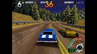 California Speed Arcade  Atari  Driving  Race  1998 [upl. by Milissent]