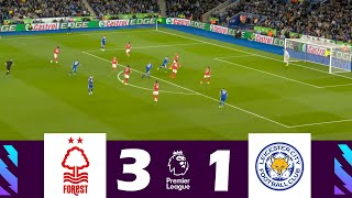 Nottingham Forest vs Leicester City 31  Premier League 202425  Match Highlights [upl. by Yhtir]