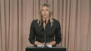 Maria Sharapova I have failed a drug test [upl. by Kelula560]