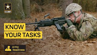 Know Your Tasks M249 Machine Gun [upl. by Hadik]