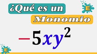 ✅¿Qué es un MONOMIO [upl. by Pierro]