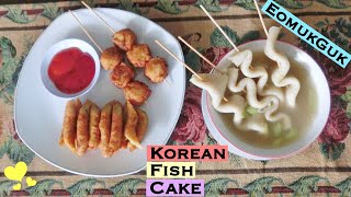 Korean Street Food  Odeng Lembaran  Eomukguk  Korean Fish Cake  Makannya Rebutan [upl. by Auqkinahs185]