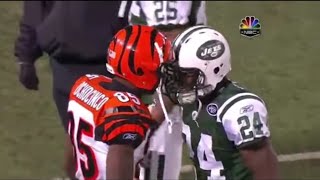 Chad Ochocinco vs Darrelle Revis 200910 wk 17  WR vs CB Matchup [upl. by Hallett735]