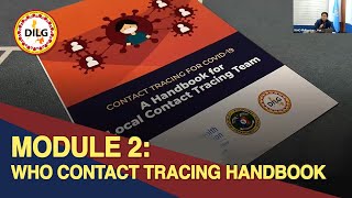 Module 2 WHO Contact Tracing Handbook Contact Tracing Enhancement Training Course [upl. by Fu]