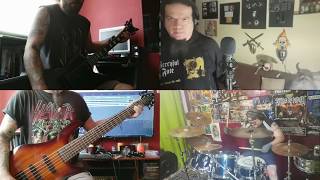 SLAYER  Postmortem  Full band cover [upl. by Adnilem]