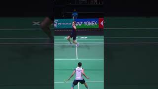 A stunning shot shorts badminton BWF [upl. by Yelraf351]