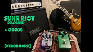 Suhr Riot reloaded vero  OD808 [upl. by Ahsilac886]