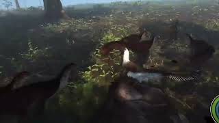 SAURIAN Dakotaraptor vs Ornithomimus herd 1 vs 6 [upl. by Scever829]