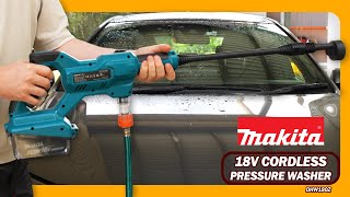 Makita 18V Cordless Pressure Washer Skin  DHW180Z [upl. by Nytram303]