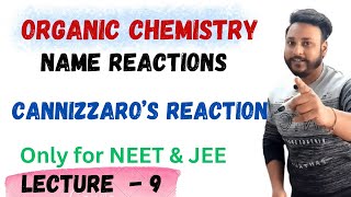 L 9 CANNIZZARO’S REACTION CARBONYL COMPOUNDSOnly for NEET amp JEE ​⁠​​⁠letmeteachchem [upl. by Siriso]