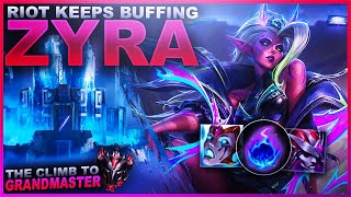 RIOT KEEPS BUFFING ZYRA  League of Legends [upl. by Ecinrev]