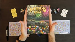 Lanterns Dice Review Gameplay Implications amp Thoughts [upl. by Neirod]