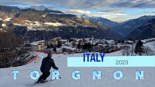 Torgnon Ski Resort Italy Winter Road Trip [upl. by Irreg905]