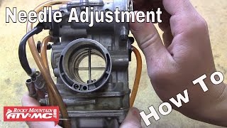 How To Adjust The Needle in Your Motorcycle or ATV Carburetor [upl. by Anahsit]