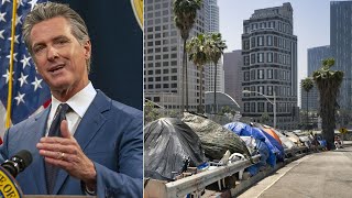 Newsom issues executive order to remove homeless encampments in California [upl. by Zysk]