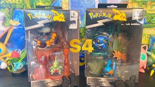 Pokemon Jazwares S4 Enviromental Figure Sets Review and Unboxing [upl. by Modeerf]