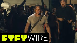 How Steve Guttenberg got the Police Academy Cast Back Together for Lavantula  SYFY WIRE [upl. by Chilt]