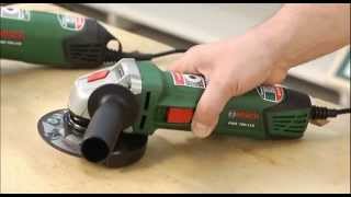 Tutorial Winkelschleifer PWS Compact von Bosch [upl. by Ailak478]