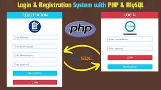 Login and Registration in php and mysql in hindi [upl. by Eenhat]