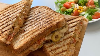 Sandwiches rapides au thon ساندوتشات سريعة بالتونة وخبز التوست [upl. by Anirba899]