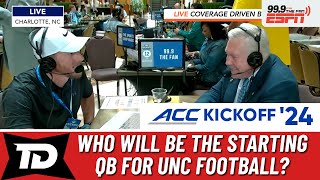 UNC Football Head Coach Mack Brown on starting QB and team expectations [upl. by Amada865]