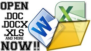 How To Open DOC DOCX XLS WITHOUT Microsoft Office [upl. by Nyrak476]