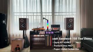 Leak Audio Sandwich 150 Bookshelf Speaker Test DemoVinyl [upl. by Towroy]