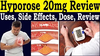 Review Hyporose 20 mg 5 mg 10 mg tablet  Rosuvastatin 10 mg 20 mg in hindi  Side Effects Dose [upl. by Ephram]