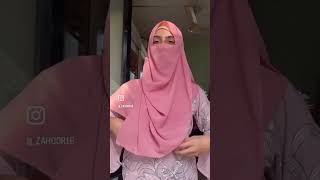 niqab tutorial  full coverage niqab style  full chest coverage hijab style [upl. by Ursulina]