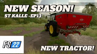 NEW SEASON NEW MACHINERY EP 13 STKALLE FS22 FARMING SIMULATOR 22 fs22 farming fsgameplay [upl. by Eirac]