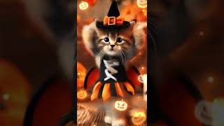 ハロウィン猫のダンス animal cute funny 踊る dance 動物 cat ハロウィン [upl. by Ahsied]