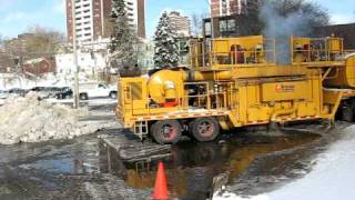 Snow Melter Clears Mountain of Snow [upl. by Haveman647]