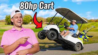 Motor Swapped Golf Cart Reckless Golfing 5 [upl. by Eedahs]