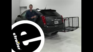 etrailer  Fit Test 23x47 Carpod Walled Cargo Carrier for 2quot Hitches with 2012 Cadillac SRX [upl. by Neryt841]