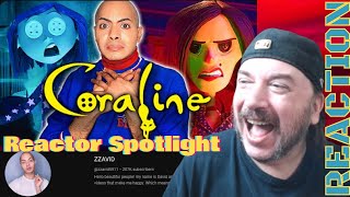 Reactor Spotlight ZZAVID zzavid5911 Coraline Movie reaction Subscriber Request [upl. by Zul451]