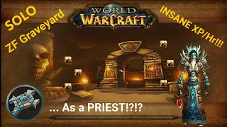 WoW Classic FRESH 2024  Priest ZF SOLO Farm Insane XPHr [upl. by Sremlahc]