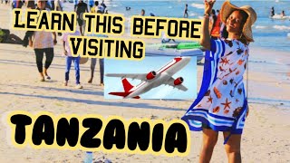 YOU SHOULD KNOW THIS BEFORE TRAVELING TO TANZANIA travel tanzania zanzibar vlog news [upl. by Cela457]